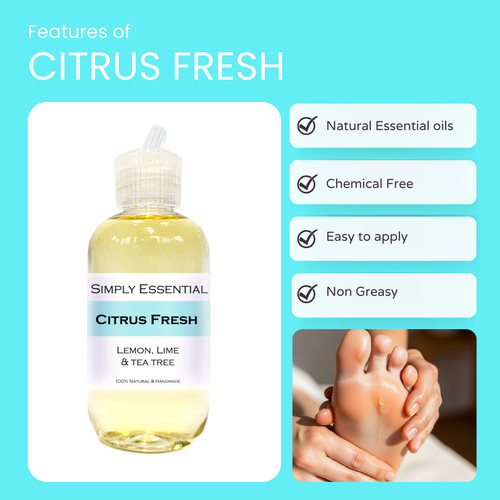 Refreshing massage oil lemon - oil,