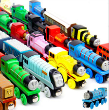 THOMAS THE TANK ENGINE &FRIENDS WOODEN TOY TRAIN MAGNETIC BRIO COMPATIBL GORDON