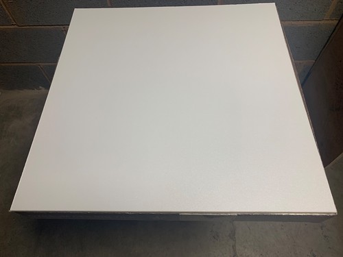 White vinyl suspended ceiling - suspended,