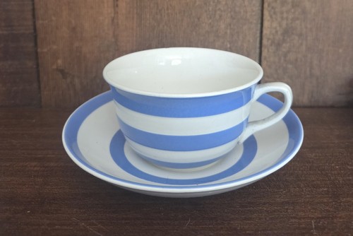 Cornishware green cup and - cornishware,