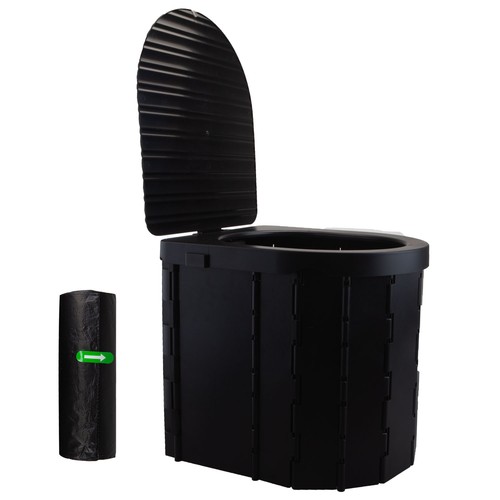 Camping folding toilet - camping,