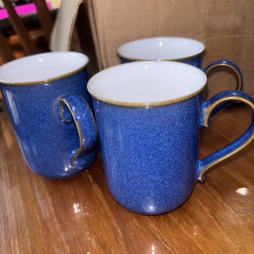 Three denby mugs vgc - mugs,