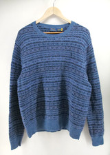 Polo Ralph Lauren Sweater Mens 2XL Blue Wool Fair Isle Crew Neck