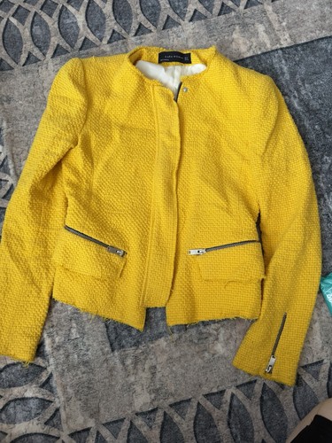 Zara woman yellow - woman, textured