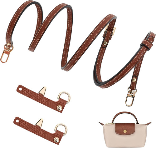 Strap longchamp mini bag brown - mini,