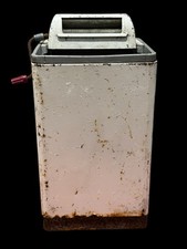 Vintage 1950s Child’s Toy HOOVER Washing Machine With Mangle Attachment rolling