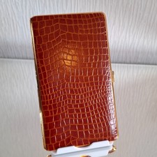 Vintage Gold & Crocodile Skin