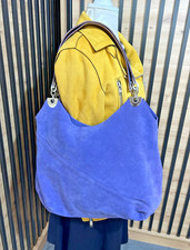 Suede Lilac Purple Leather