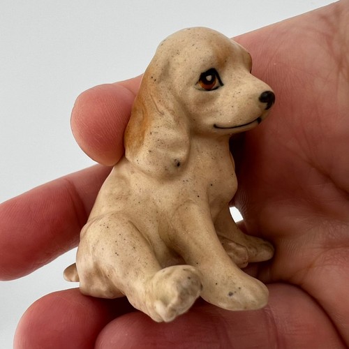 Vintage matte ceramic cocker - vintage,