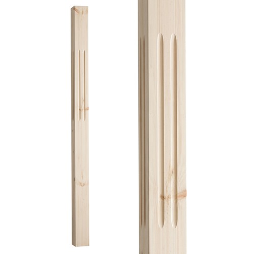 Staircase newel post square - post,