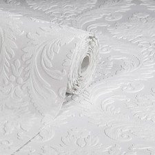 Damask Paintable Wallpaper