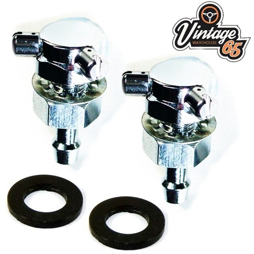 Classic car washer jets chrome - car,