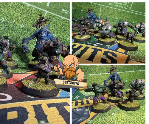Blood bowl team painting - bowl,