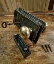 Victorian Cast Iron Rim Lock