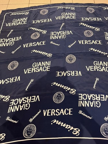 Vintage scarf navy gianni - navy,