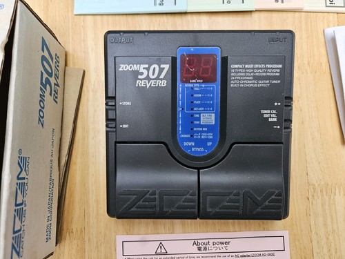 Zoom 507 reverb multi effects - zoom,