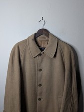 Burberry Camel Wool Coat Large