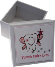 Girls Tooth Fairy Tooth Box