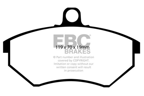 Ebc yellowstuff front brake - ebc,