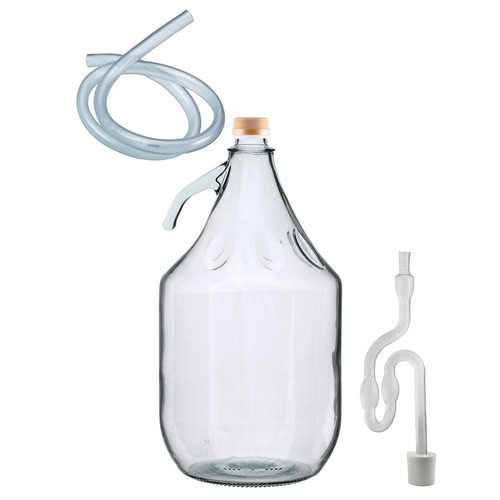 Glass demijohn homebrew - glass,