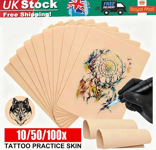 100pcs tattoo practice skin - 10-100pcs,