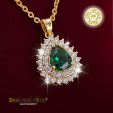 Green Stone Necklace Pendant