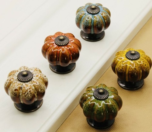 Ceramic door knobs vintage - door,