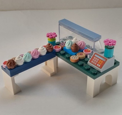 Lego shaped cafe cake shop - lego, l-shaped