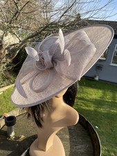CAPPELLI CONDICI 436 MINK HATINATOR HAT WEDDING ASCOT MOTHER OF THE BRIDE Formal