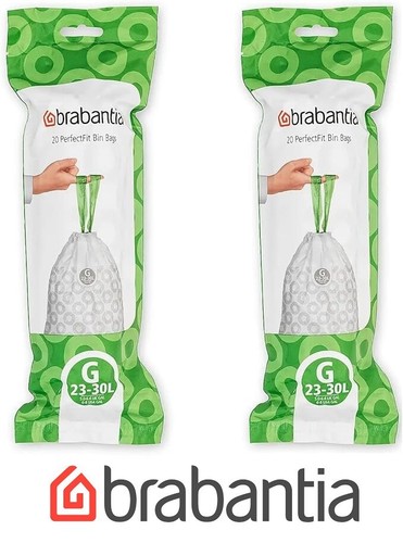 Brabantia bin liners size g - bin, liners,