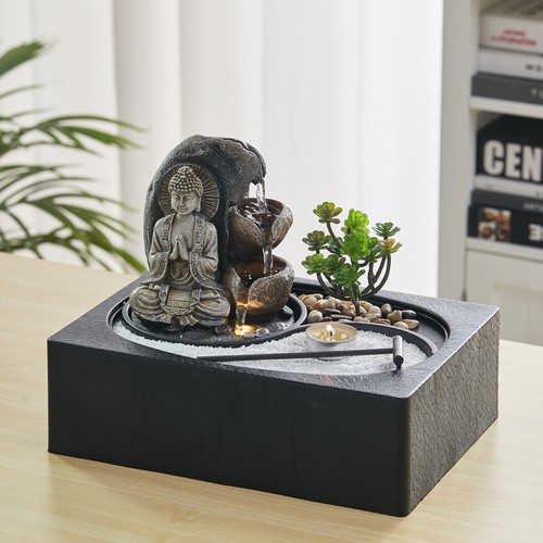Tabletop fountain indoor - tabletop,