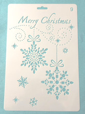 Christmas Stencil Snow Flakes