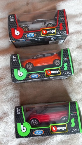Burago diecast model cars - 43,