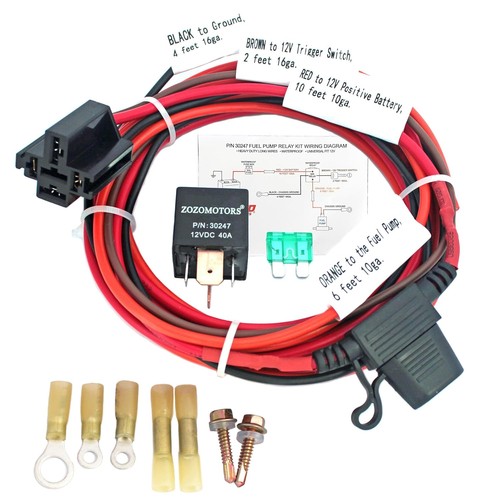 Electric fuel pump relay kit - electric,