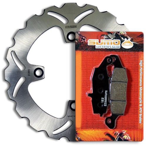 Rear disc rotor brake pads - pads, for