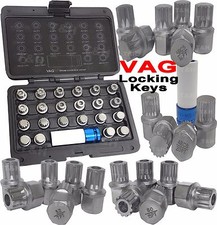 Locking Wheel Nut Keys Set VAG