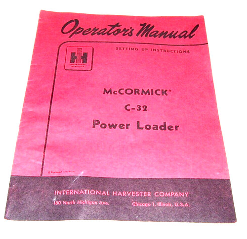 Mccormick power loader - c-32,
