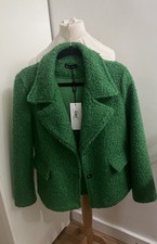 Luca Vanucci Apple Green Boucle Textured Blazer/Jacket Size large Brand new/Tags