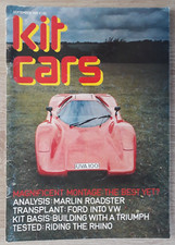 Kit Cars Magazine 1982 - Dutton Montage Marlin Moss Rhino