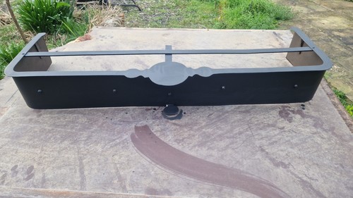 Antique fireplace fender 99cm - antique,