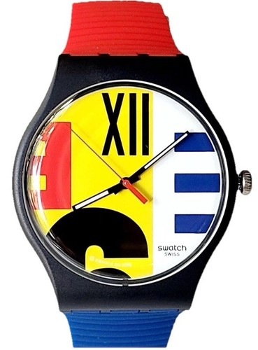 Swatch watch 1987 six - watch, nine