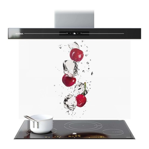 Kitchen glass splashback - glass,