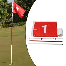 Golf Putting Green Flag and Hole Cup Putt Training for Yard Backyard