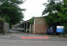 PHOTO  BOURNEMOUTH: AMBULANCE STATION GARAGES A VIEW ALONG THE REAR DRIVEWAY OF