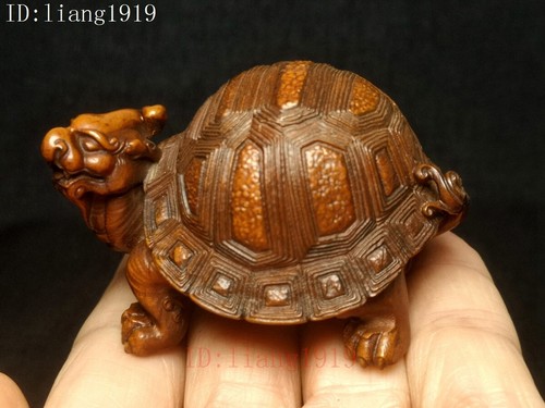 Old japanese boxwood hand - old,
