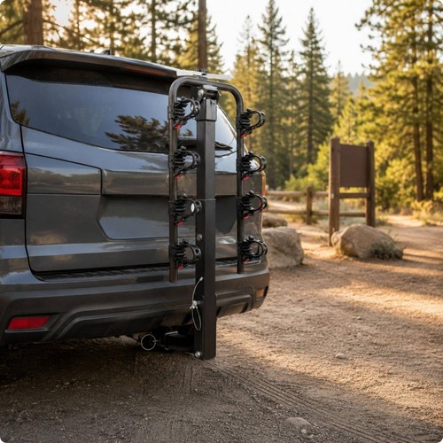 Rear hitch bike - hitch, rack