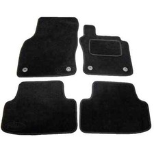 For Seat Leon MK3 Carpet Car Mats 2013-2020 Tailored Black 4pc Floor Set