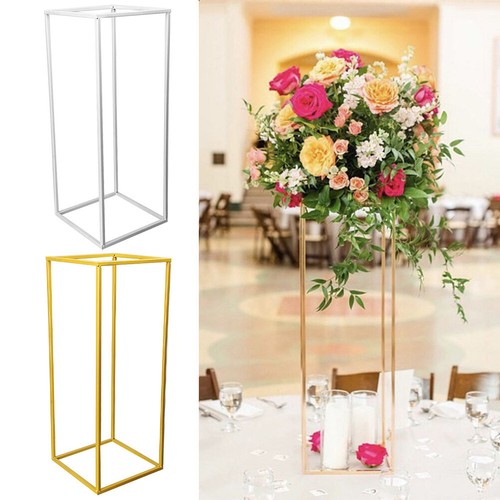 Metal geometric flower stand - geometric,