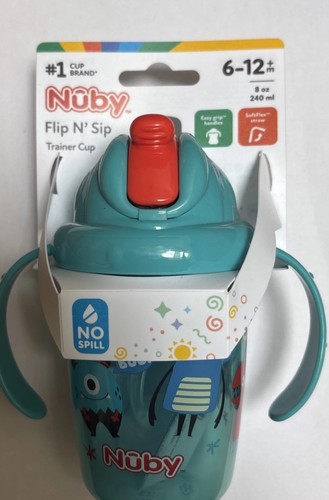 Nuby flip sip straw - straw, with