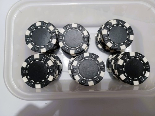 Vintage preloved black dice - black,